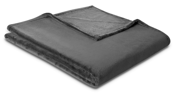 Biederlack Wohn- und Kuscheldecke 'Soft & Cover' 150 x 200 cm Anthrazit - Grau